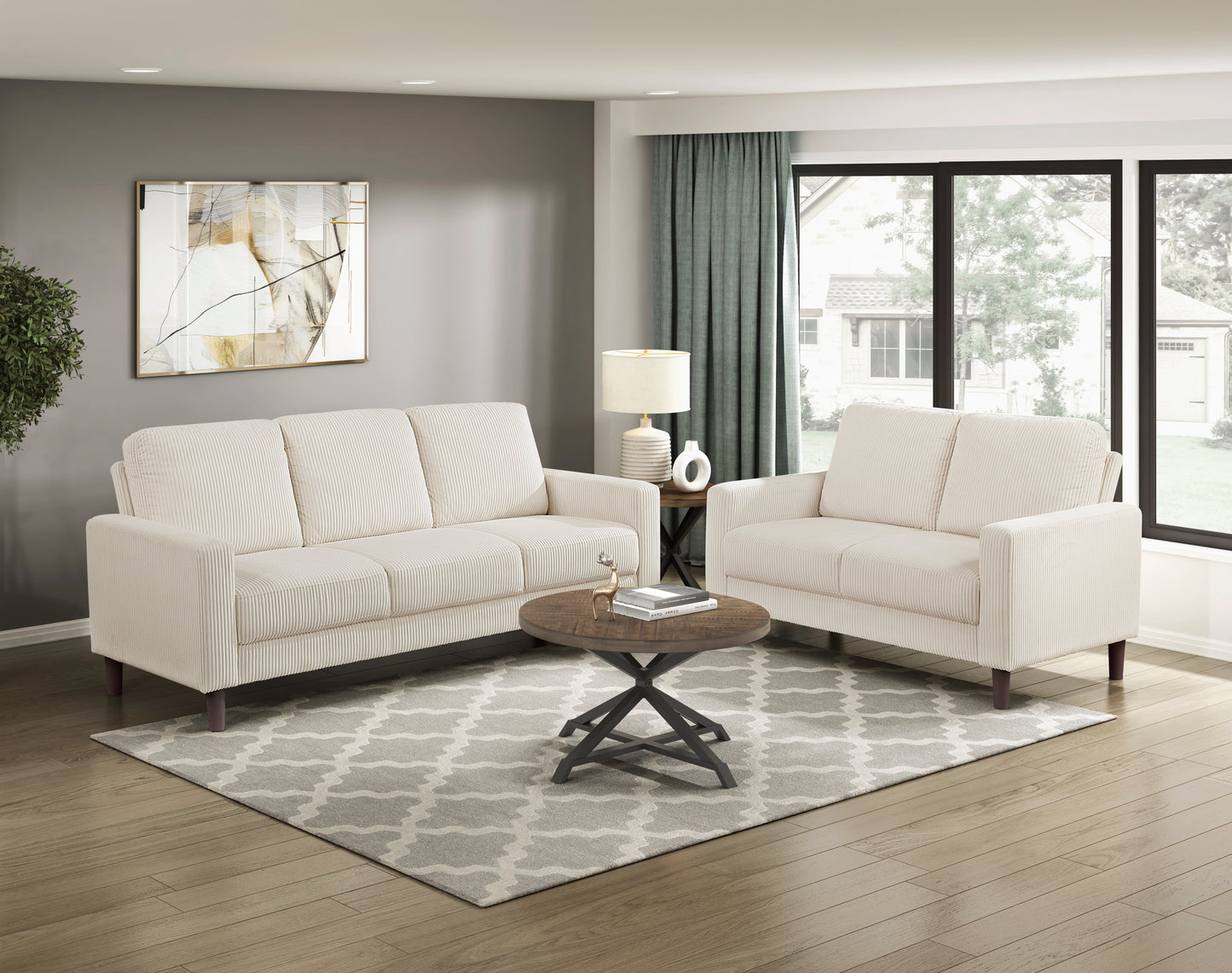 9520BEG-2 - Love Seat