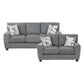 9538DGY*2 - 2pc Set: Sofa, Love