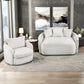9539BEG-5* - (2)Oversized Chaise Lounge
