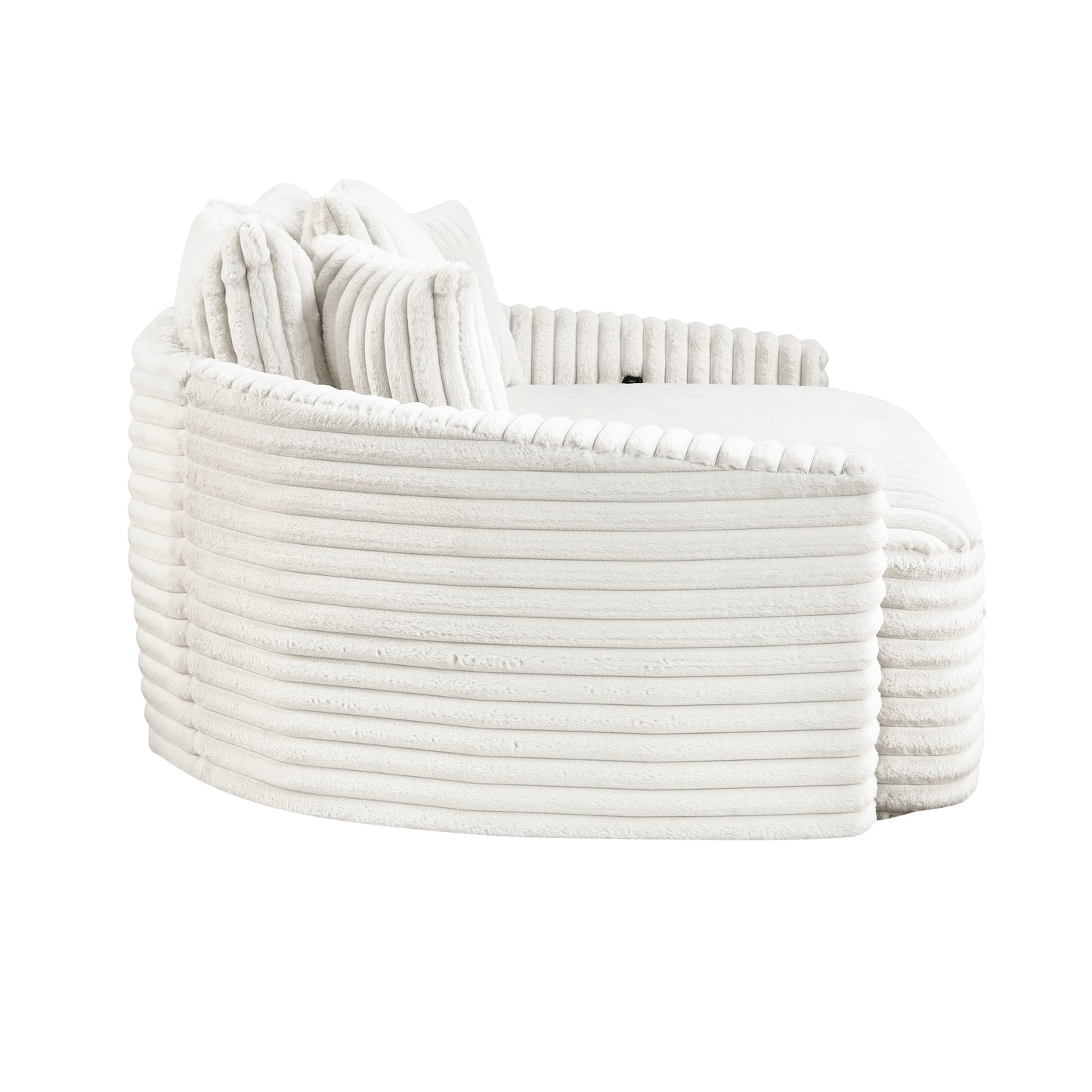 9539BEG-5* - (2)Oversized Chaise Lounge