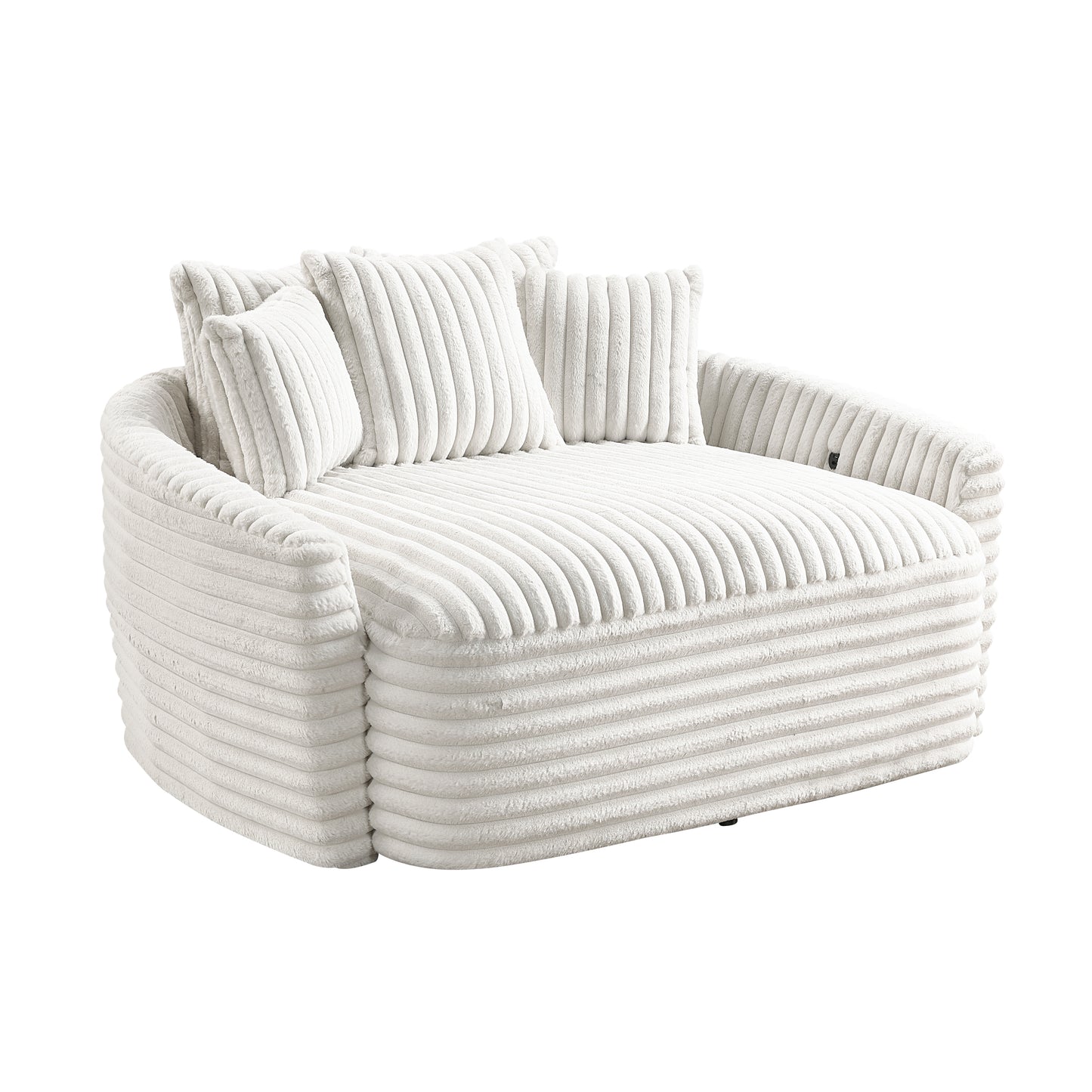 9539BEG-5* - (2)Oversized Chaise Lounge