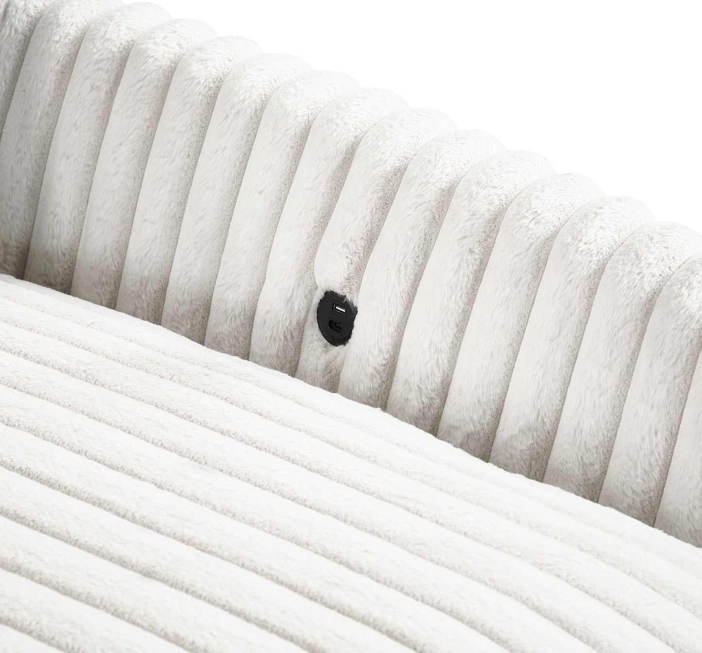 9539BEG-5* - (2)Oversized Chaise Lounge