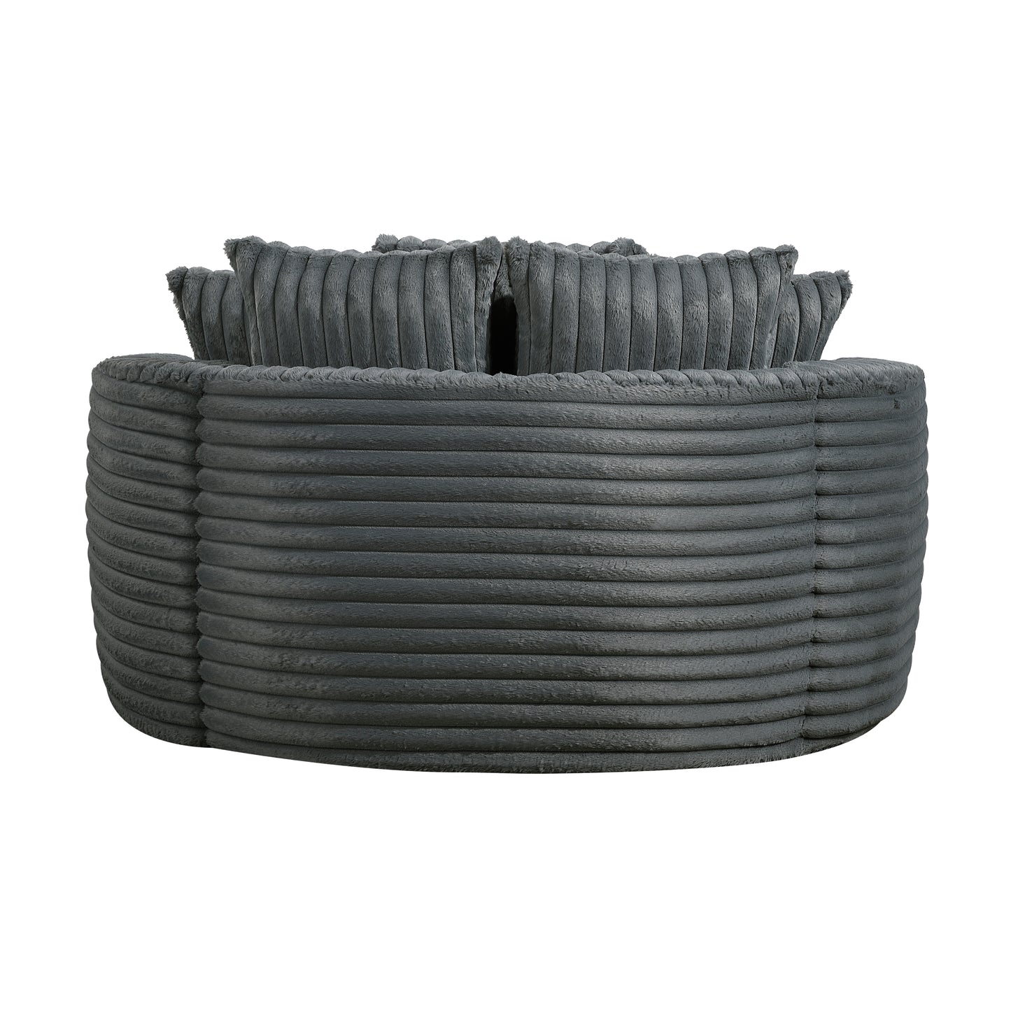 9539DGY-5* - (2)Oversized Chaise Lounge