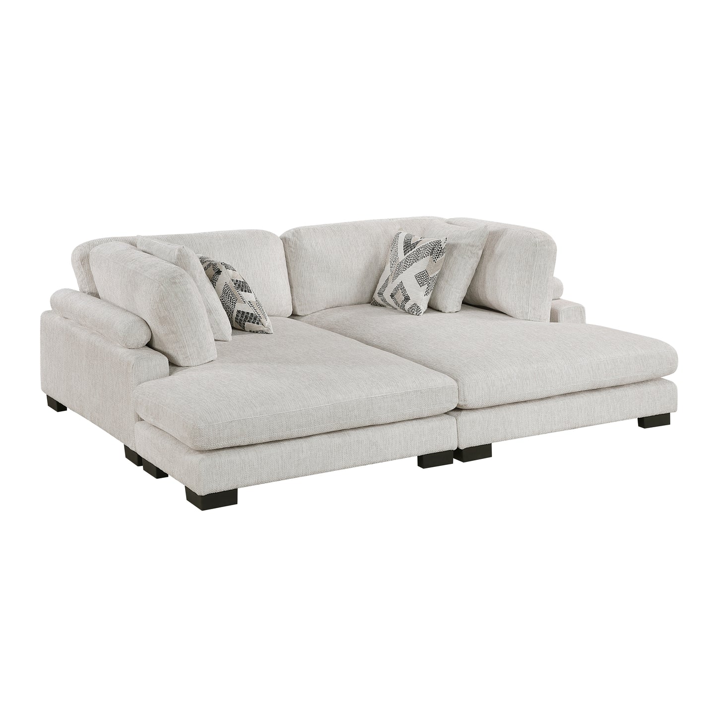 9555BEG*2VC - (2)2-Piece Chaises