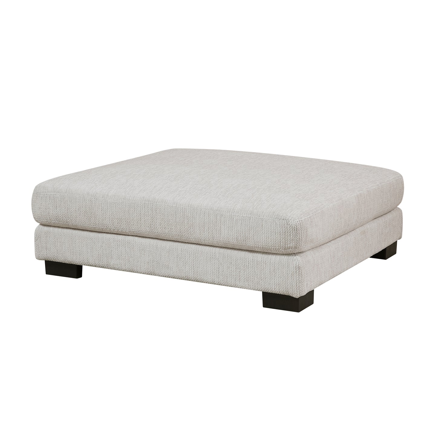 9555BEG*4CRACVCOT - (4)4-Piece Modular Sectional with Chaise and Ottoman