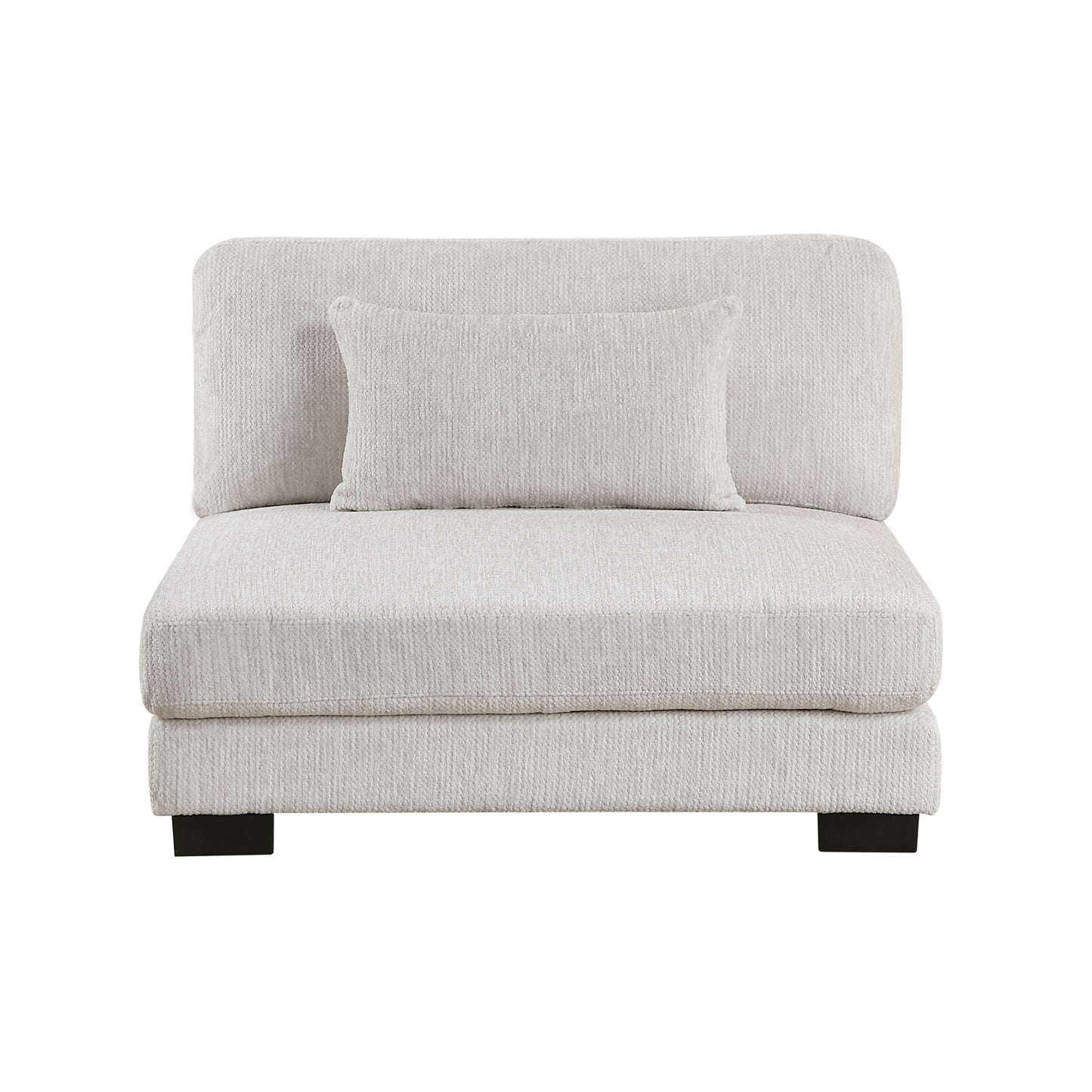 9555BEG*5CR2ACVCOT - (5)5-Piece Modular Sectional with Chaise and Ottoman