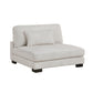 9555BEG*42CRACOT - (4)4-Piece Modular Sectional with Ottoman