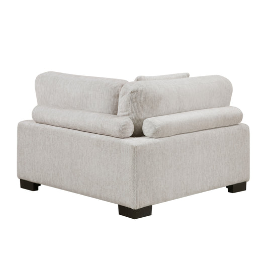9555BEG*5CR2ACVCOT - (5)5-Piece Modular Sectional with Chaise and Ottoman