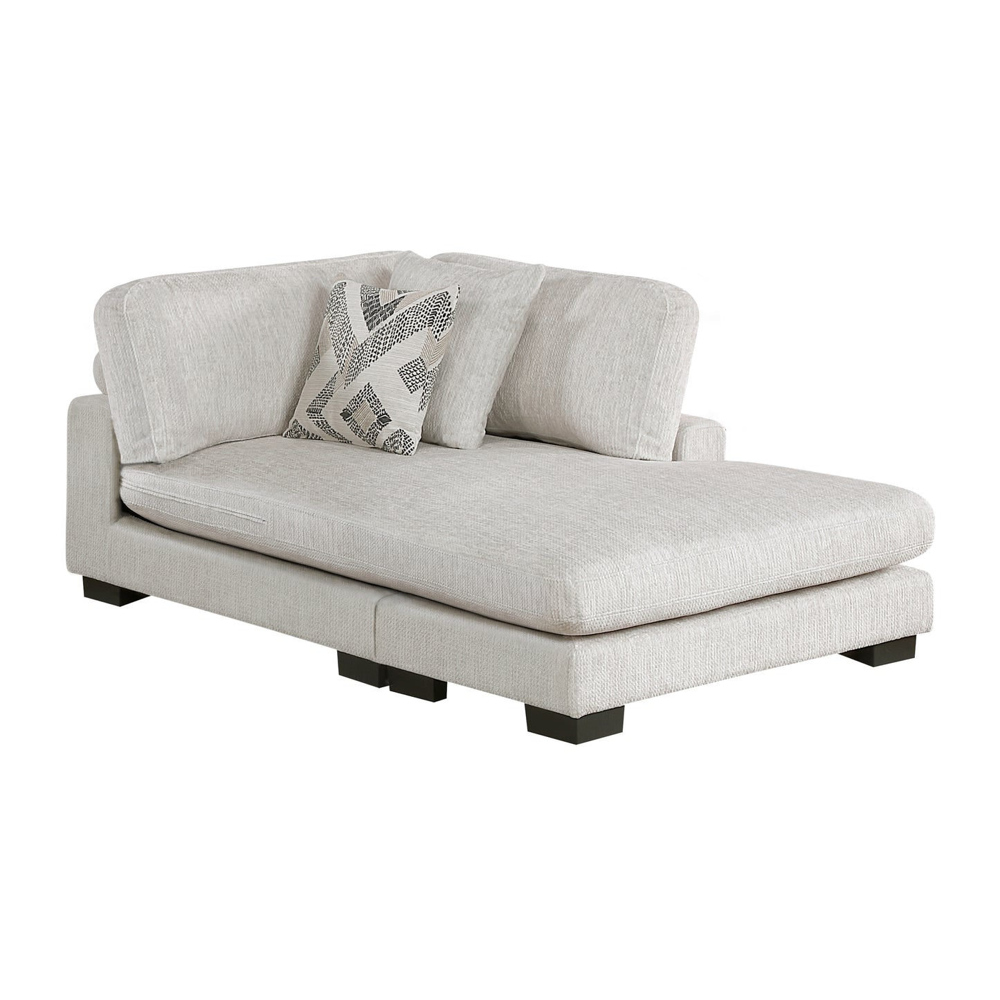 9555BEG*42AC2VC - (4)4-Piece Modular Sectional with Chaise