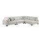 9555BEG*42CR2AC - (4)4-Piece Modular Sectional