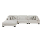 9555BEG*42CRACOT - (4)4-Piece Modular Sectional with Ottoman