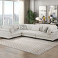 9555BEG*43CRAC - (4)4-Piece Modular Sectional