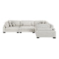 9555BEG*43CRAC - (4)4-Piece Modular Sectional