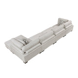 9555BEG*4CR2ACVC - (4)4-Piece Modular Sectional with Chaise