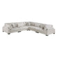 9555BEG*53CR2AC - (5)5-Piece Modular Sectional