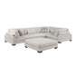 9555BEG*53CRACOT - (5)5-Piece Modular Sectional with Ottoman