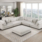 9555BEG*63CR2ACOT - (6)6-Piece Modular Sectional with Ottoman