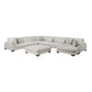 9555BEG*72CR3ACVCOT - (7)7-Piece Modular Sectional with Ottoman