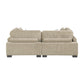 9555BRW-2* - (2)Love Seat