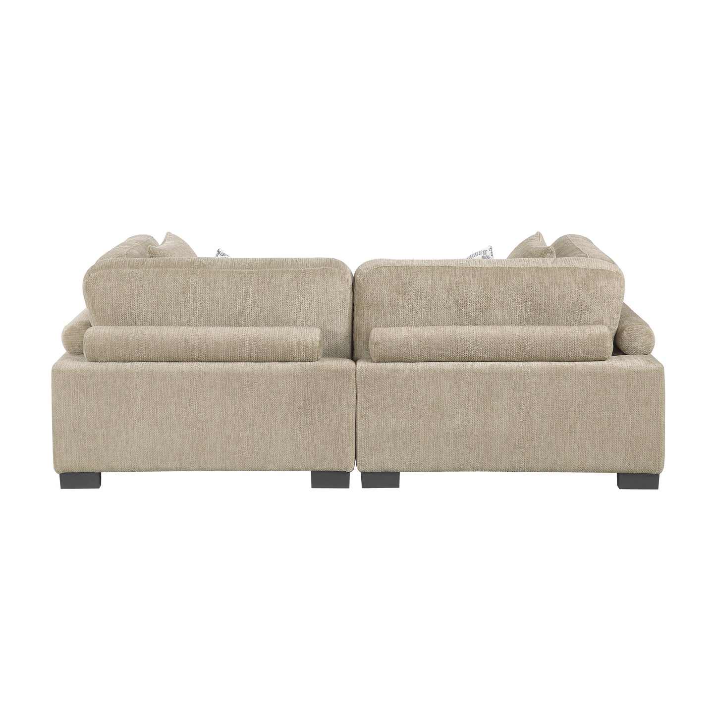 9555BRW-2* - (2)Love Seat