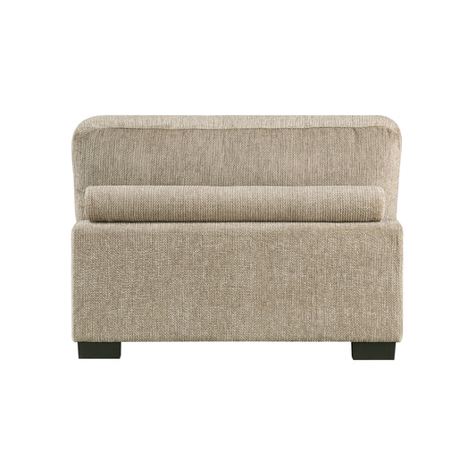 9555BRW*5CR2ACVCOT - (5)5-Piece Modular Sectional with Chaise and Ottoman