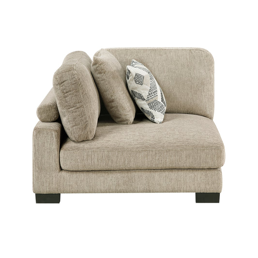 9555BRW*53CRACOT - (5)5-Piece Modular Sectional with Ottoman