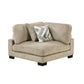 9555BRW*5CR2ACVCOT - (5)5-Piece Modular Sectional with Chaise and Ottoman