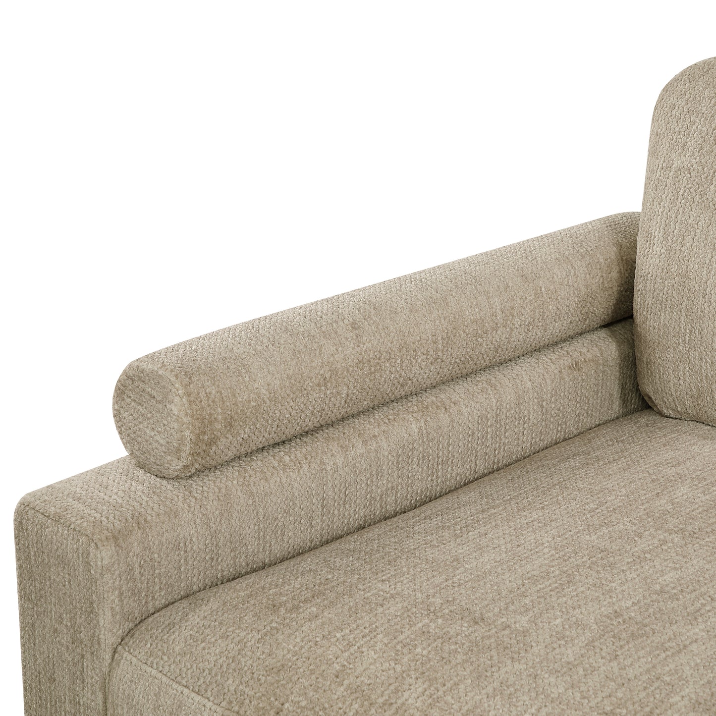 9555BRW*3CRACVC - (3)3-Piece Modular Sectional with Chaise