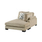 9555BRW*5CR2ACVCOT - (5)5-Piece Modular Sectional with Chaise and Ottoman
