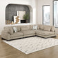 9555BRW*42CR2AC - (4)4-Piece Modular Sectional