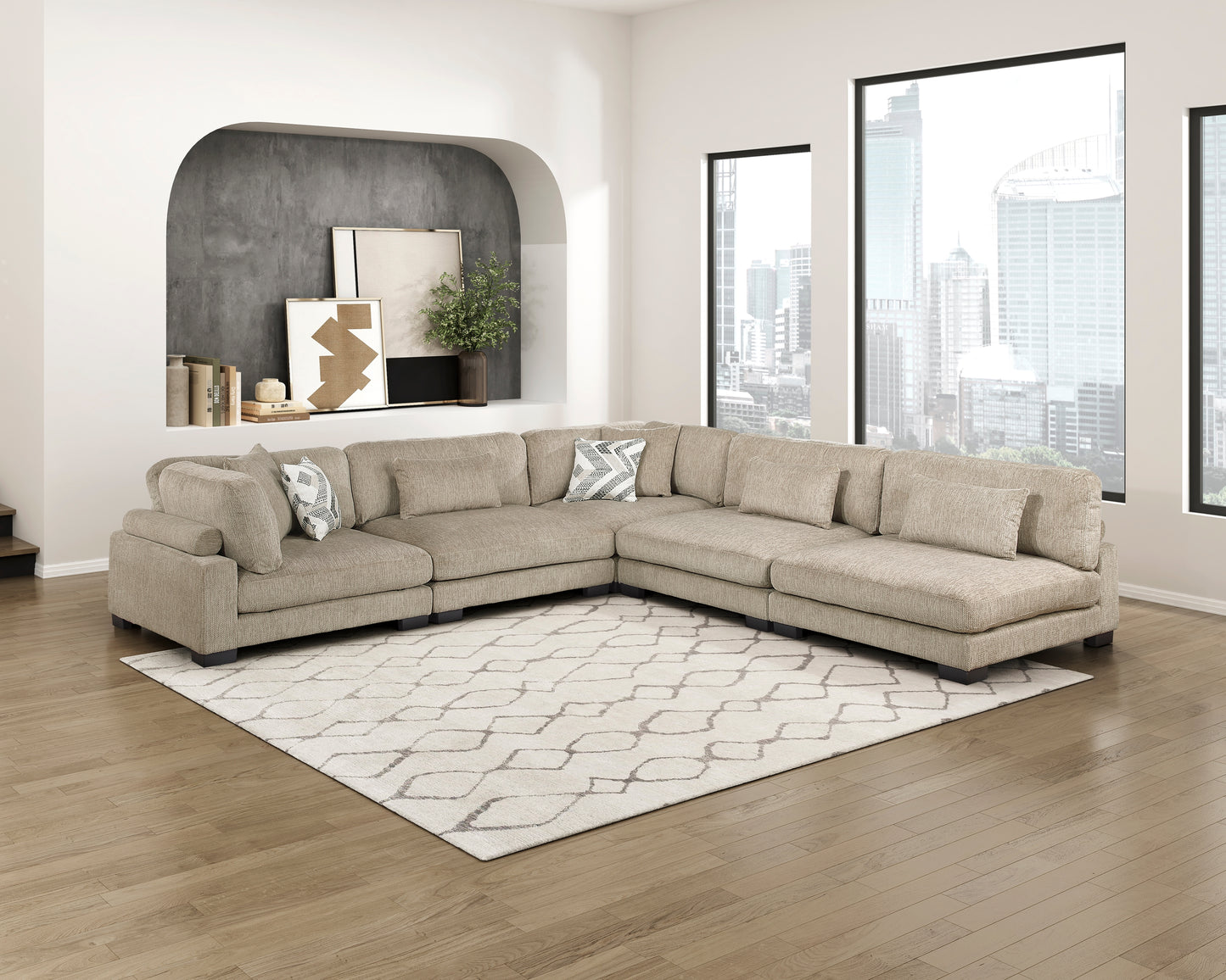 9555BRW-CR - Corner Seat