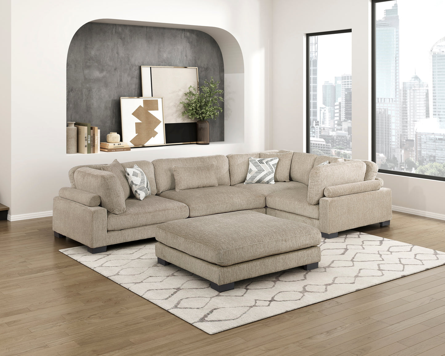 9555BRW-4 - Ottoman