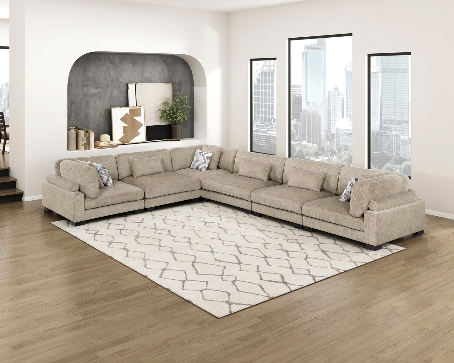 9555BRW-CR - Corner Seat