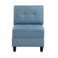 9557BUE*5SC - (5)5-Piece Sectional with Storage