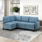 9557BUE-C1A - Chair with One Arm and Storage