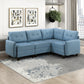 9557BUE-C1A - Chair with One Arm and Storage