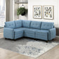 9557BUE-C1A - Chair with One Arm and Storage