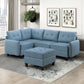 9557BUE-C1A - Chair with One Arm and Storage
