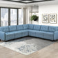 9557BUE-C1A - Chair with One Arm and Storage