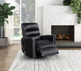 9570BLK-1SW - Swivel Glider Reclining Chair