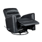 9570BLK-1SW - Swivel Glider Reclining Chair