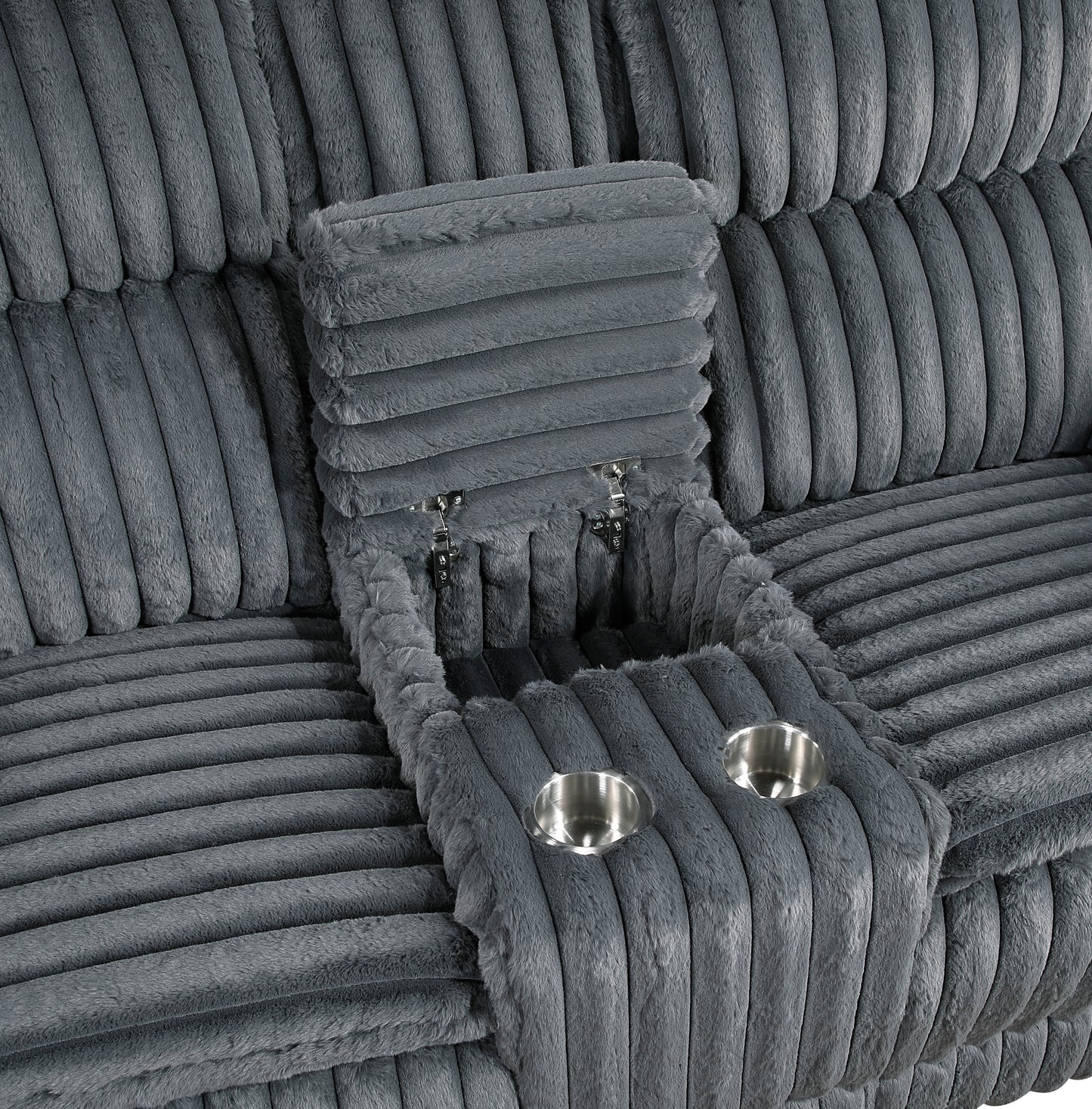 9577DG-2 - Double Reclining Love Seat with Center Console