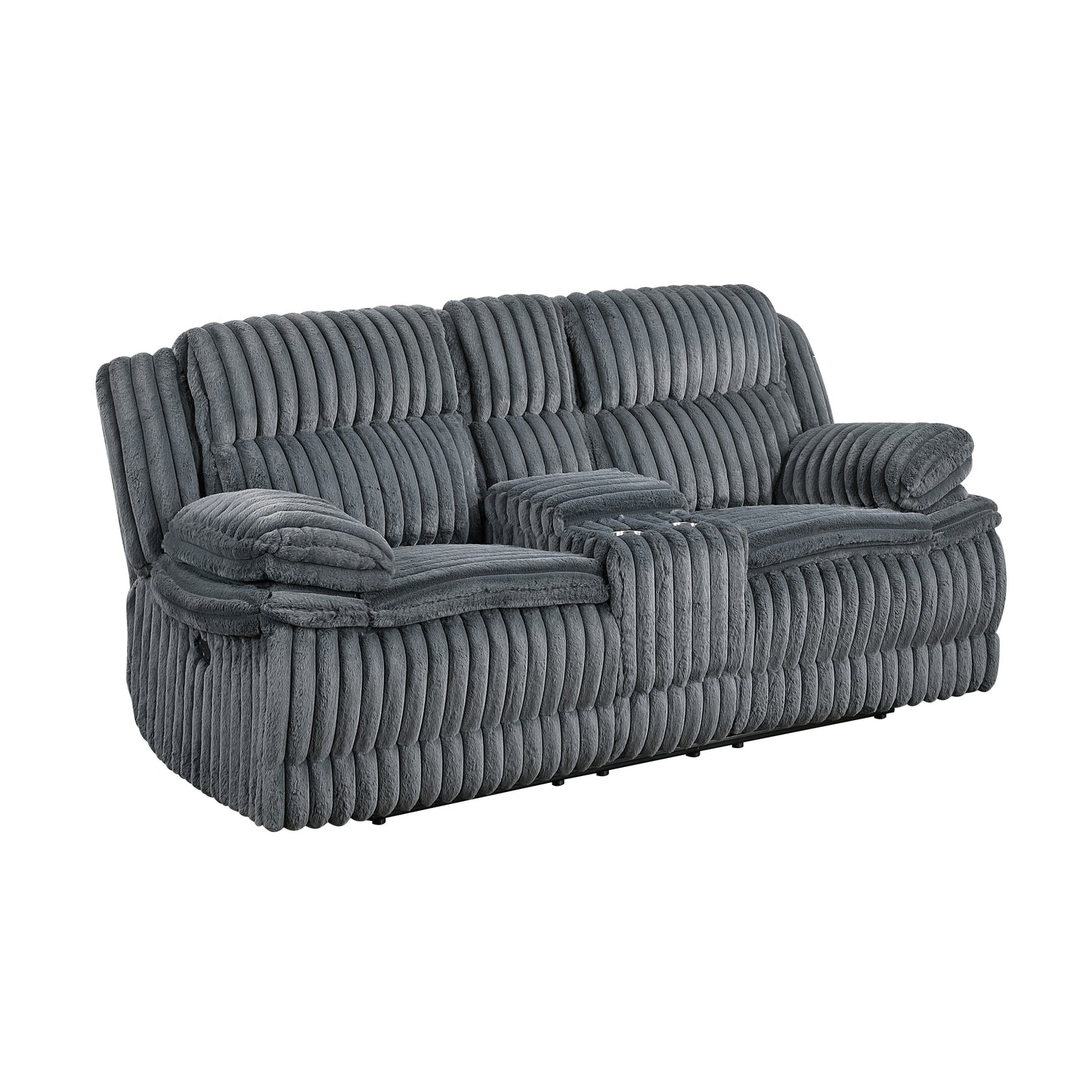 9577DG-2 - Double Reclining Love Seat with Center Console