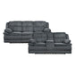9577DG*2 - 2pc Set: Sofa, Love