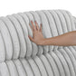 9577GY-2 - Double Reclining Love Seat with Center Console