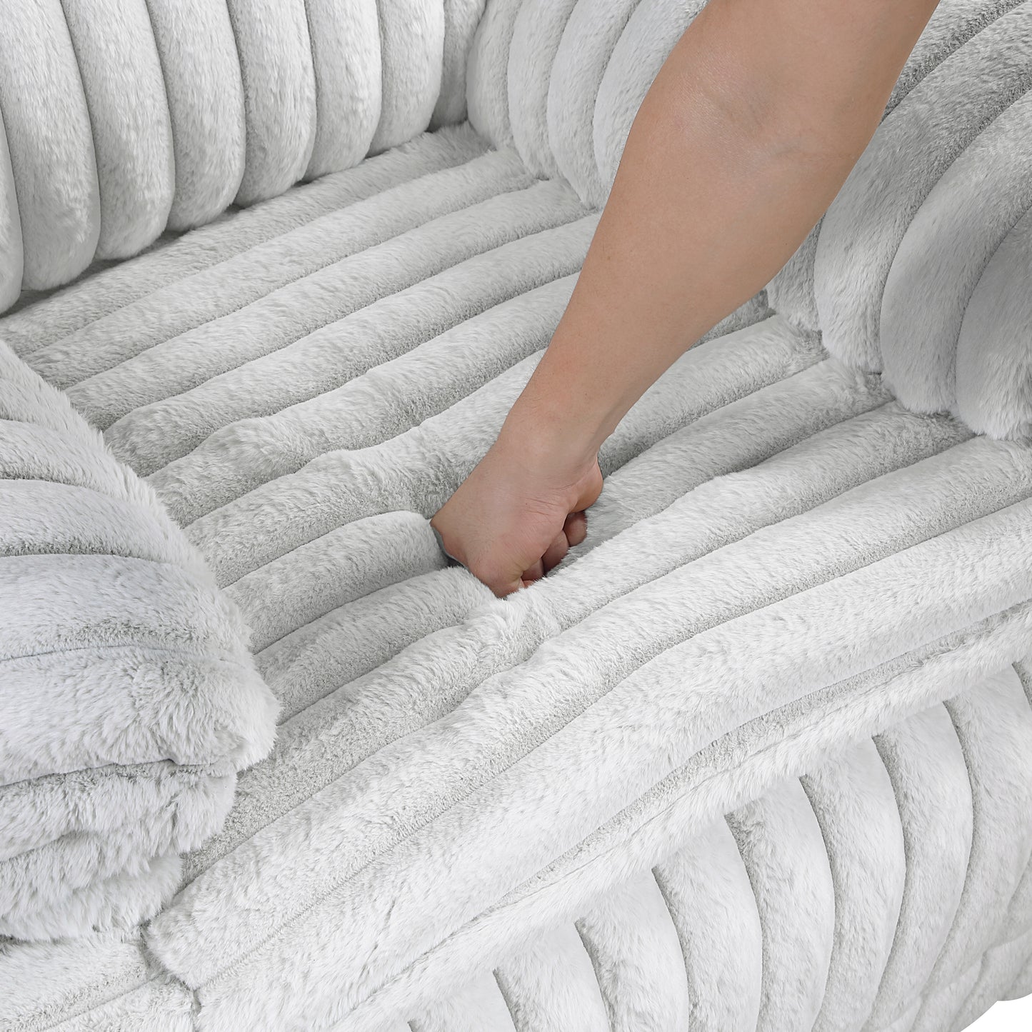 9577GY-3 - Double Reclining Sofa