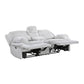 9577GY-2 - Double Reclining Love Seat with Center Console