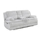 9577GY-2 - Double Reclining Love Seat with Center Console