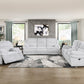 9577GY-2 - Double Reclining Love Seat with Center Console