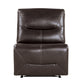 9579BRW-ARPW - (5/6)Power Armless Reclining Chair